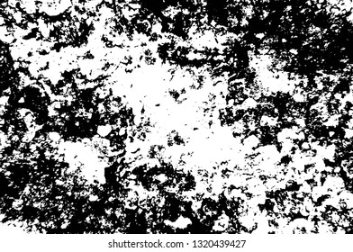 Rough, scratch, splatter grunge pattern design brush strokes. Overlay texture. Faded black-white dyed paper texture. Sketch grunge design. Use for poster, cover, banner, mock-up, stickers layout.