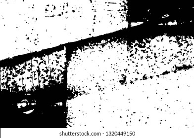 Rough, scratch, splatter grunge pattern design brush strokes. Overlay texture. Faded black-white dyed paper texture. Sketch grunge design. Use for poster, cover, banner, mock-up, stickers layout.