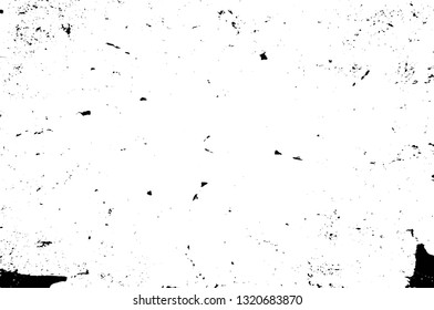 Rough, scratch, splatter grunge pattern design brush strokes. Overlay texture. Faded black-white dyed paper texture. Sketch grunge design. Use for poster, cover, banner, mock-up, stickers layout.