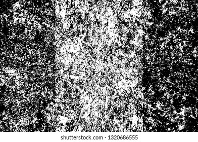 Rough, scratch, splatter grunge pattern design brush strokes. Overlay texture. Faded black-white dyed paper texture. Sketch grunge design. Use for poster, cover, banner, mock-up, stickers layout.