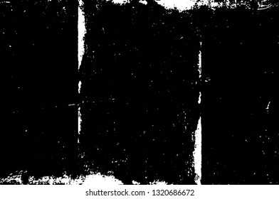 Rough, scratch, splatter grunge pattern design brush strokes. Overlay texture. Faded black-white dyed paper texture. Sketch grunge design. Use for poster, cover, banner, mock-up, stickers layout.