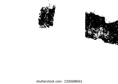 Rough, scratch, splatter grunge pattern design brush strokes. Overlay texture. Faded black-white dyed paper texture. Sketch grunge design. Use for poster, cover, banner, mock-up, stickers layout.
