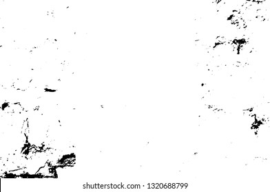Rough, scratch, splatter grunge pattern design brush strokes. Overlay texture. Faded black-white dyed paper texture. Sketch grunge design. Use for poster, cover, banner, mock-up, stickers layout.