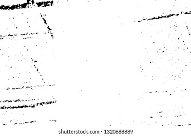 Rough, scratch, splatter grunge pattern design brush strokes. Overlay texture. Faded black-white dyed paper texture. Sketch grunge design. Use for poster, cover, banner, mock-up, stickers layout.