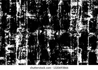 Rough, scratch, splatter grunge pattern design brush strokes. Overlay texture. Faded black-white dyed paper texture. Sketch grunge design. Use for poster, cover, banner, mock-up, stickers layout.