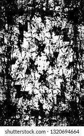 Rough, scratch, splatter grunge pattern design brush strokes. Overlay texture. Faded black-white dyed paper texture. Sketch grunge design. Use for poster, cover, banner, mock-up, stickers layout.