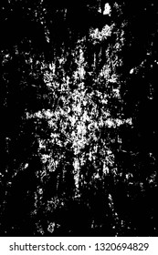 Rough, scratch, splatter grunge pattern design brush strokes. Overlay texture. Faded black-white dyed paper texture. Sketch grunge design. Use for poster, cover, banner, mock-up, stickers layout.