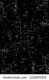 Rough, scratch, splatter grunge pattern design brush strokes. Overlay texture. Faded black-white dyed paper texture. Sketch grunge design. Use for poster, cover, banner, mock-up, stickers layout.