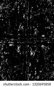Rough, scratch, splatter grunge pattern design brush strokes. Overlay texture. Faded black-white dyed paper texture. Sketch grunge design. Use for poster, cover, banner, mock-up, stickers layout.