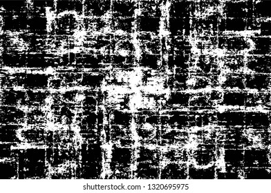 Rough, scratch, splatter grunge pattern design brush strokes. Overlay texture. Faded black-white dyed paper texture. Sketch grunge design. Use for poster, cover, banner, mock-up, stickers layout.