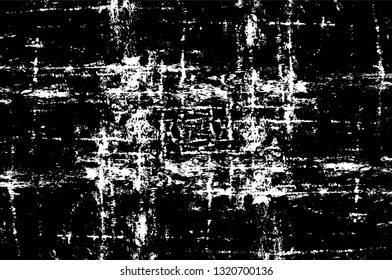 Rough, scratch, splatter grunge pattern design brush strokes. Overlay texture. Faded black-white dyed paper texture. Sketch grunge design. Use for poster, cover, banner, mock-up, stickers layout.