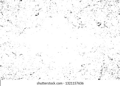 Rough, scratch, splatter grunge pattern design brush strokes. Overlay texture. Faded black-white dyed paper texture. Sketch grunge design. Use for poster, cover, banner, mock-up, stickers layout.