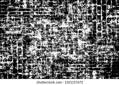 Rough, scratch, splatter grunge pattern design brush strokes. Overlay texture. Faded black-white dyed paper texture. Sketch grunge design. Use for poster, cover, banner, mock-up, stickers layout.