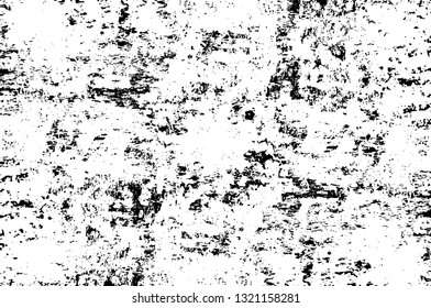 Rough, scratch, splatter grunge pattern design brush strokes. Overlay texture. Faded black-white dyed paper texture. Sketch grunge design. Use for poster, cover, banner, mock-up, stickers layout.