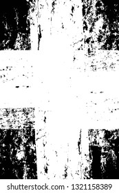 Rough, scratch, splatter grunge pattern design brush strokes. Overlay texture. Faded black-white dyed paper texture. Sketch grunge design. Use for poster, cover, banner, mock-up, stickers layout.
