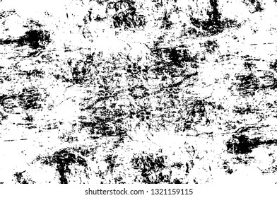 Rough, scratch, splatter grunge pattern design brush strokes. Overlay texture. Faded black-white dyed paper texture. Sketch grunge design. Use for poster, cover, banner, mock-up, stickers layout.