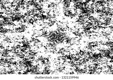 Rough, scratch, splatter grunge pattern design brush strokes. Overlay texture. Faded black-white dyed paper texture. Sketch grunge design. Use for poster, cover, banner, mock-up, stickers layout.