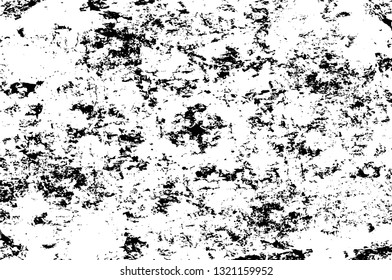 Rough, scratch, splatter grunge pattern design brush strokes. Overlay texture. Faded black-white dyed paper texture. Sketch grunge design. Use for poster, cover, banner, mock-up, stickers layout.