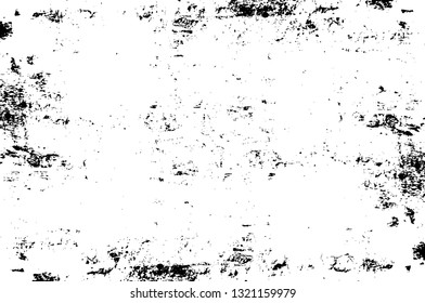 Rough, scratch, splatter grunge pattern design brush strokes. Overlay texture. Faded black-white dyed paper texture. Sketch grunge design. Use for poster, cover, banner, mock-up, stickers layout.