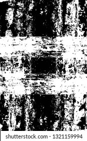 Rough, scratch, splatter grunge pattern design brush strokes. Overlay texture. Faded black-white dyed paper texture. Sketch grunge design. Use for poster, cover, banner, mock-up, stickers layout.