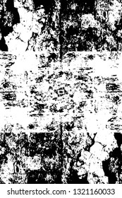 Rough, scratch, splatter grunge pattern design brush strokes. Overlay texture. Faded black-white dyed paper texture. Sketch grunge design. Use for poster, cover, banner, mock-up, stickers layout.