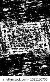 Rough, scratch, splatter grunge pattern design brush strokes. Overlay texture. Faded black-white dyed paper texture. Sketch grunge design. Use for poster, cover, banner, mock-up, stickers layout.