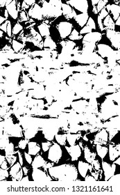 Rough, scratch, splatter grunge pattern design brush strokes. Overlay texture. Faded black-white dyed paper texture. Sketch grunge design. Use for poster, cover, banner, mock-up, stickers layout.