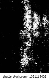 Rough, scratch, splatter grunge pattern design brush strokes. Overlay texture. Faded black-white dyed paper texture. Sketch grunge design. Use for poster, cover, banner, mock-up, stickers layout.
