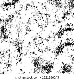 Rough, scratch, splatter grunge pattern design brush strokes. Overlay texture. Faded black-white dyed paper texture. Sketch grunge design. Use for poster, cover, banner, mock-up, stickers layout.