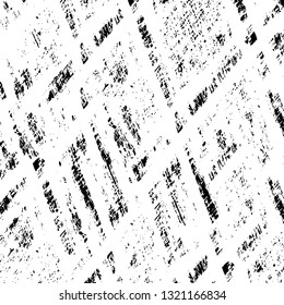 Rough, scratch, splatter grunge pattern design brush strokes. Overlay texture. Faded black-white dyed paper texture. Sketch grunge design. Use for poster, cover, banner, mock-up, stickers layout.