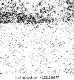Rough, scratch, splatter grunge pattern design brush strokes. Overlay texture. Faded black-white dyed paper texture. Sketch grunge design. Use for poster, cover, banner, mock-up, stickers layout.