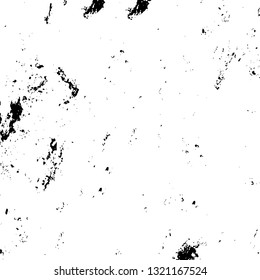 Rough, scratch, splatter grunge pattern design brush strokes. Overlay texture. Faded black-white dyed paper texture. Sketch grunge design. Use for poster, cover, banner, mock-up, stickers layout.