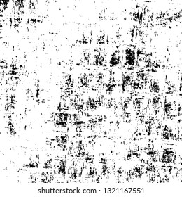 Rough, scratch, splatter grunge pattern design brush strokes. Overlay texture. Faded black-white dyed paper texture. Sketch grunge design. Use for poster, cover, banner, mock-up, stickers layout.