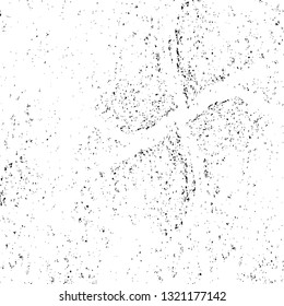 Rough, scratch, splatter grunge pattern design brush strokes. Overlay texture. Faded black-white dyed paper texture. Sketch grunge design. Use for poster, cover, banner, mock-up, stickers layout.