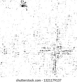Rough, scratch, splatter grunge pattern design brush strokes. Overlay texture. Faded black-white dyed paper texture. Sketch grunge design. Use for poster, cover, banner, mock-up, stickers layout.