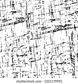 Rough, scratch, splatter grunge pattern design brush strokes. Overlay texture. Faded black-white dyed paper texture. Sketch grunge design. Use for poster, cover, banner, mock-up, stickers layout.