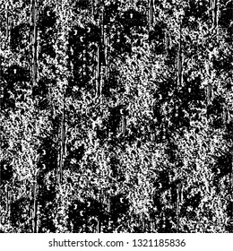 Rough, scratch, splatter grunge pattern design brush strokes. Overlay texture. Faded black-white dyed paper texture. Sketch grunge design. Use for poster, cover, banner, mock-up, stickers layout.