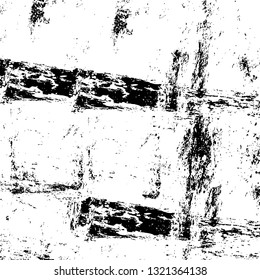Rough, scratch, splatter grunge pattern design brush strokes. Overlay texture. Faded black-white dyed paper texture. Sketch grunge design. Use for poster, cover, banner, mock-up, stickers layout.