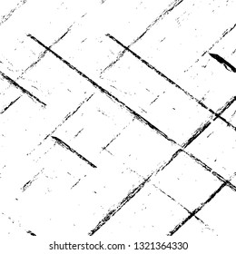 Rough, scratch, splatter grunge pattern design brush strokes. Overlay texture. Faded black-white dyed paper texture. Sketch grunge design. Use for poster, cover, banner, mock-up, stickers layout.