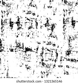 Rough, scratch, splatter grunge pattern design brush strokes. Overlay texture. Faded black-white dyed paper texture. Sketch grunge design. Use for poster, cover, banner, mock-up, stickers layout.