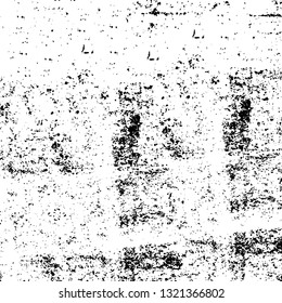 Rough, scratch, splatter grunge pattern design brush strokes. Overlay texture. Faded black-white dyed paper texture. Sketch grunge design. Use for poster, cover, banner, mock-up, stickers layout.