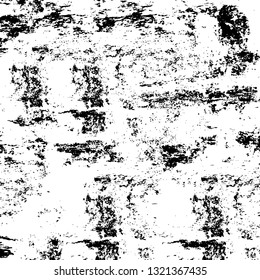 Rough, scratch, splatter grunge pattern design brush strokes. Overlay texture. Faded black-white dyed paper texture. Sketch grunge design. Use for poster, cover, banner, mock-up, stickers layout.