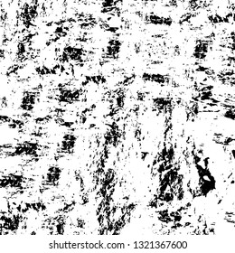 Rough, scratch, splatter grunge pattern design brush strokes. Overlay texture. Faded black-white dyed paper texture. Sketch grunge design. Use for poster, cover, banner, mock-up, stickers layout.