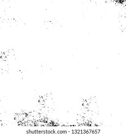 Rough, scratch, splatter grunge pattern design brush strokes. Overlay texture. Faded black-white dyed paper texture. Sketch grunge design. Use for poster, cover, banner, mock-up, stickers layout.