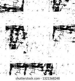 Rough, scratch, splatter grunge pattern design brush strokes. Overlay texture. Faded black-white dyed paper texture. Sketch grunge design. Use for poster, cover, banner, mock-up, stickers layout.