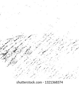 Rough, scratch, splatter grunge pattern design brush strokes. Overlay texture. Faded black-white dyed paper texture. Sketch grunge design. Use for poster, cover, banner, mock-up, stickers layout.