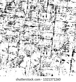 Rough, scratch, splatter grunge pattern design brush strokes. Overlay texture. Faded black-white dyed paper texture. Sketch grunge design. Use for poster, cover, banner, mock-up, stickers layout.