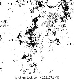 Rough, scratch, splatter grunge pattern design brush strokes. Overlay texture. Faded black-white dyed paper texture. Sketch grunge design. Use for poster, cover, banner, mock-up, stickers layout.