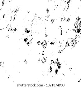 Rough, scratch, splatter grunge pattern design brush strokes. Overlay texture. Faded black-white dyed paper texture. Sketch grunge design. Use for poster, cover, banner, mock-up, stickers layout.