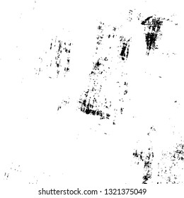 Rough, scratch, splatter grunge pattern design brush strokes. Overlay texture. Faded black-white dyed paper texture. Sketch grunge design. Use for poster, cover, banner, mock-up, stickers layout.